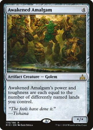 Awakened Amalgam [Rivals of Ixalan] | Fandemonia Ltd