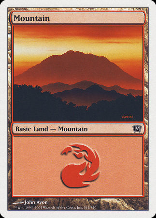 Mountain (345) [Ninth Edition] | Fandemonia Ltd
