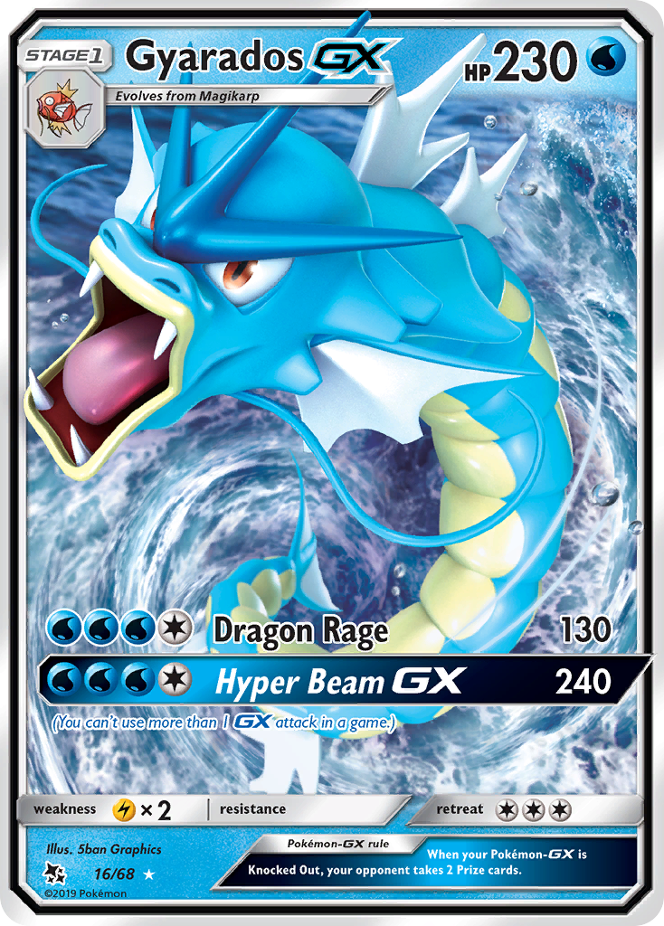 Gyarados GX (16/68) [Sun & Moon: Hidden Fates] | Fandemonia Ltd