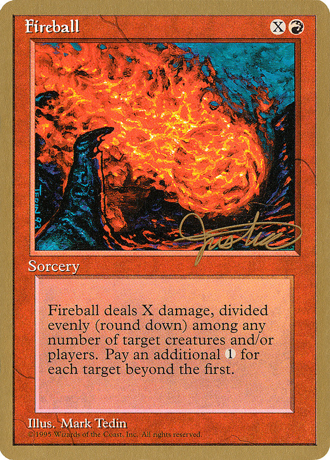 Fireball (Mark Justice) [Pro Tour Collector Set] | Fandemonia Ltd