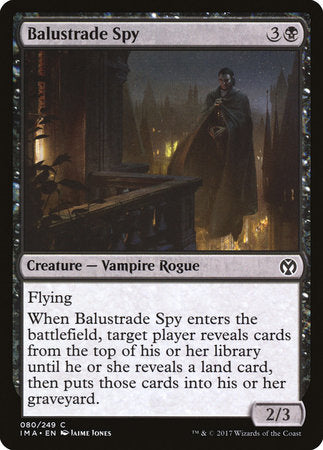 Balustrade Spy [Iconic Masters] | Fandemonia Ltd