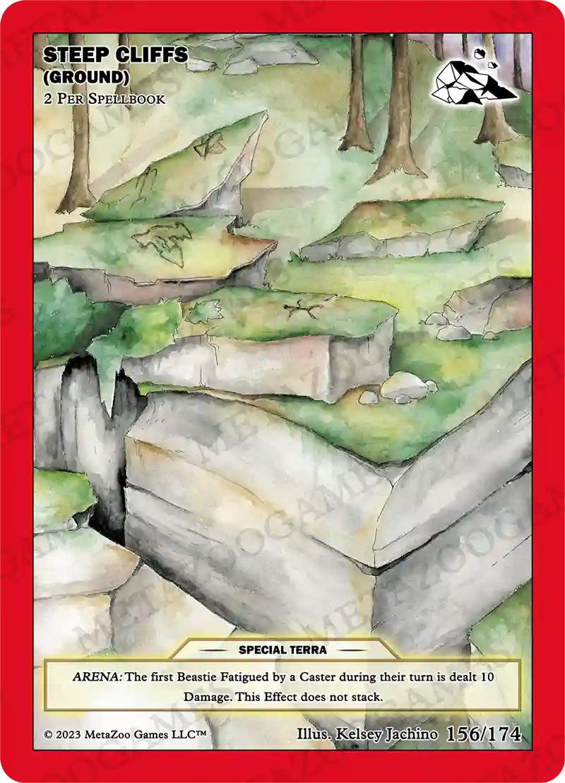 Steep Cliffs (Ground) [Native: First Edition] | Fandemonia Ltd