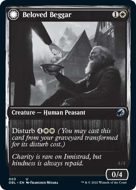 Beloved Beggar // Generous Soul [Innistrad: Double Feature] | Fandemonia Ltd