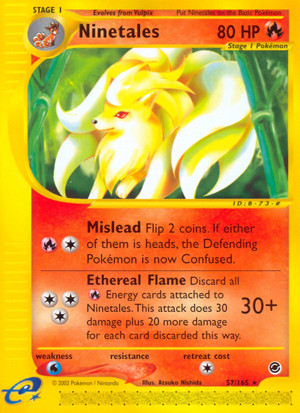 Ninetales (57/165) [Expedition: Base Set] | Fandemonia Ltd