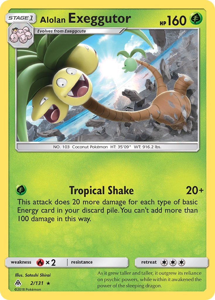 Alolan Exeggutor (2/131) (Theme Deck Exclusive) [Sun & Moon: Forbidden Light] | Fandemonia Ltd