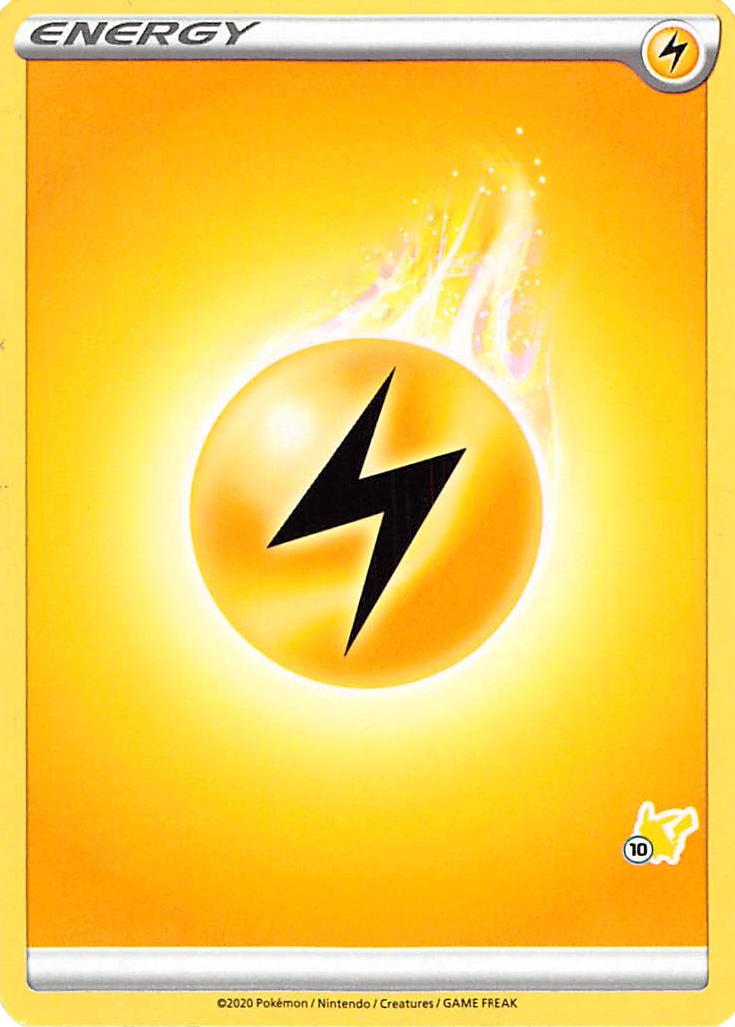 Lightning Energy (Pikachu Stamp #10) [Battle Academy 2022] | Fandemonia Ltd