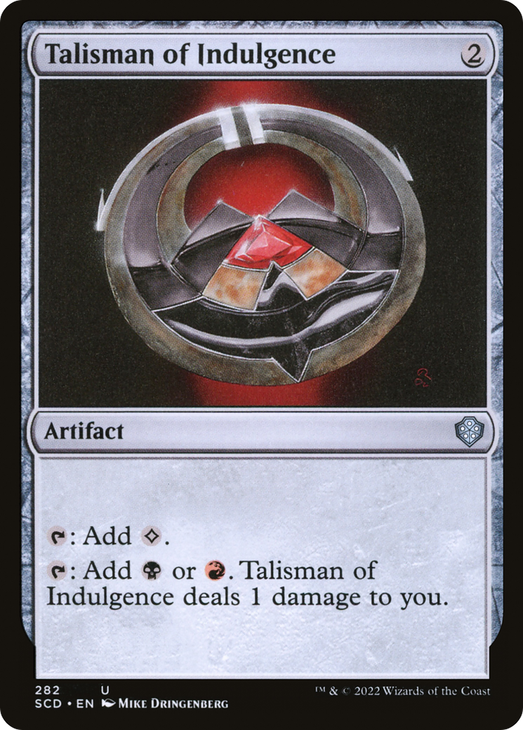 Talisman of Indulgence [Starter Commander Decks] | Fandemonia Ltd