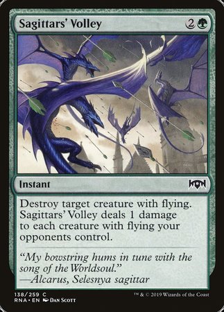 Sagittars' Volley [Ravnica Allegiance] | Fandemonia Ltd