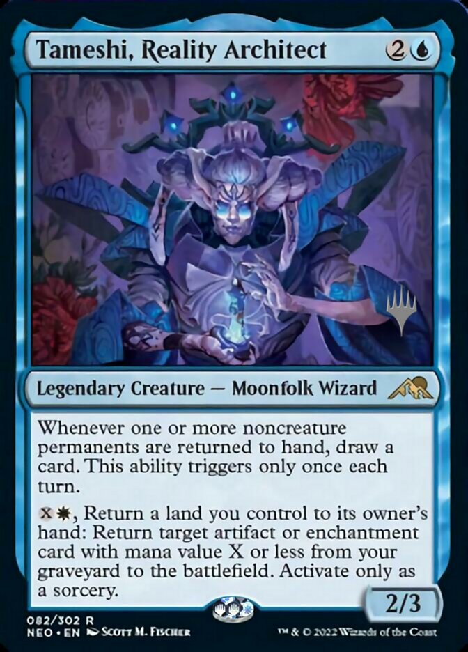 Tameshi, Reality Architect (Promo Pack) [Kamigawa: Neon Dynasty Promos] | Fandemonia Ltd
