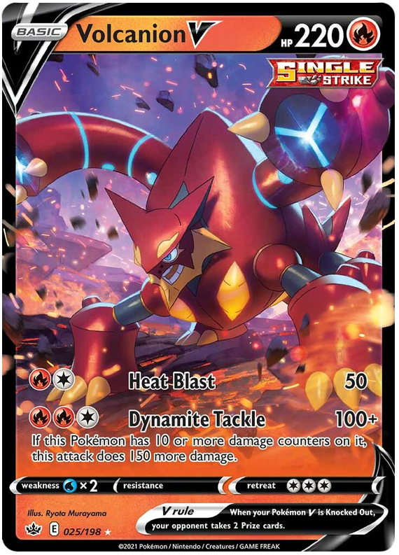 Volcanion V (025/198) [Sword & Shield: Chilling Reign] | Fandemonia Ltd