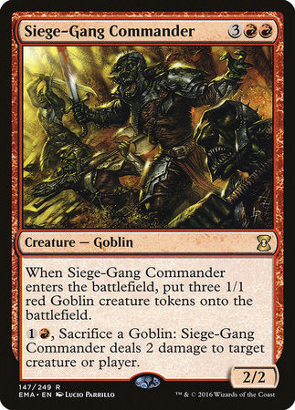 Siege-Gang Commander [Eternal Masters] | Fandemonia Ltd