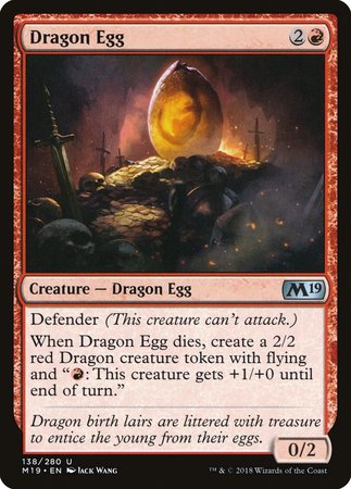 Dragon Egg [Core Set 2019] | Fandemonia Ltd