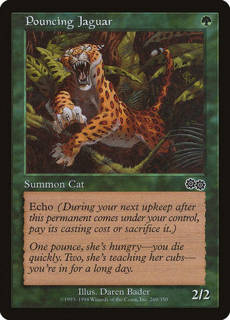 Pouncing Jaguar [Urza's Saga] | Fandemonia Ltd