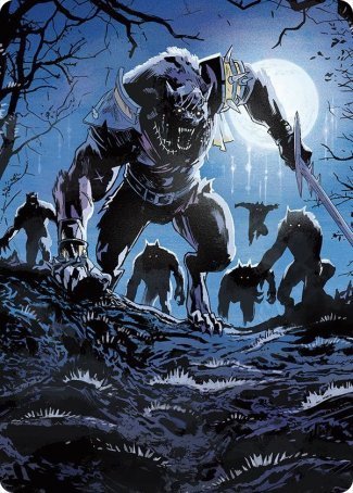 Tovolar, the Midnight Scourge 2 Art Card [Innistrad: Midnight Hunt Art Series] | Fandemonia Ltd
