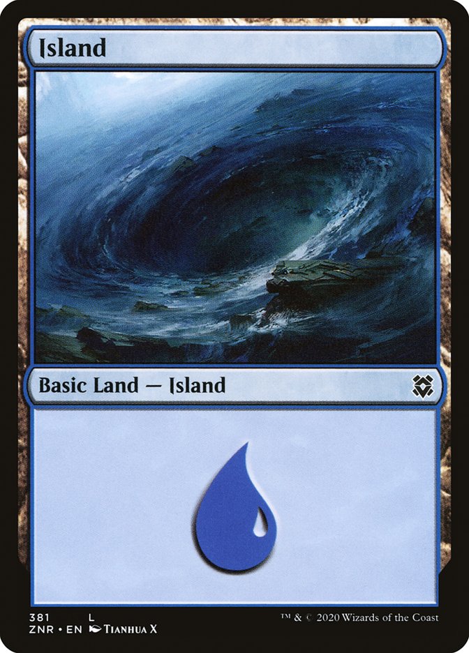 Island (381) [Zendikar Rising] | Fandemonia Ltd