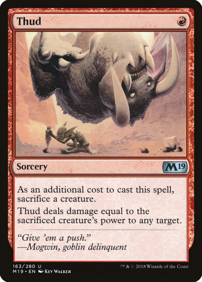 Thud [Core Set 2019] | Fandemonia Ltd