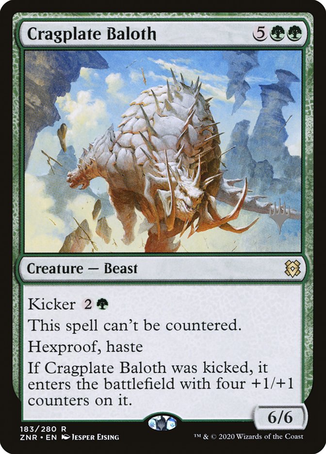 Cragplate Baloth (Promo Pack) [Zendikar Rising Promos] | Fandemonia Ltd