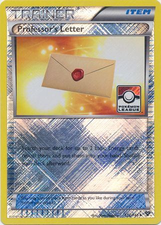 Professor's Letter (123/146) (League Promo) [XY: Base Set] | Fandemonia Ltd