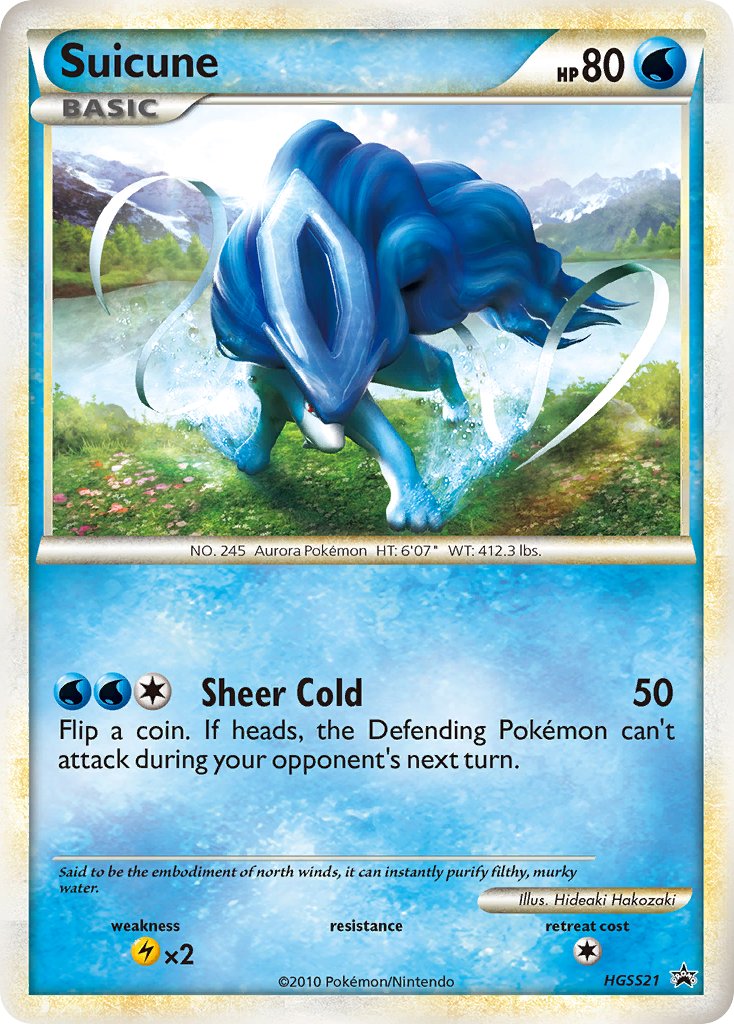 Suicune (HGSS21) [HeartGold & SoulSilver: Black Star Promos] | Fandemonia Ltd