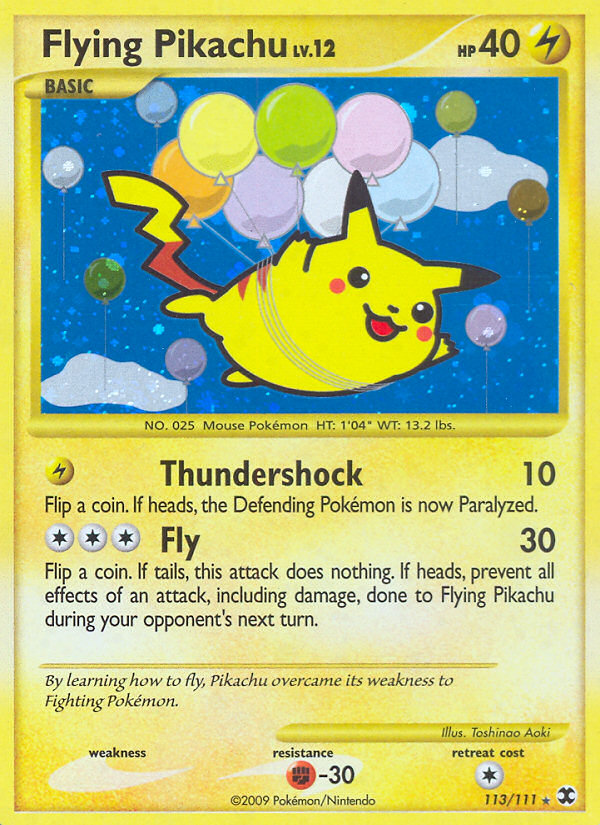 Flying Pikachu (113/111) [Platinum: Rising Rivals] | Fandemonia Ltd