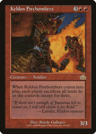 Keldon Firebombers [Prophecy] | Fandemonia Ltd