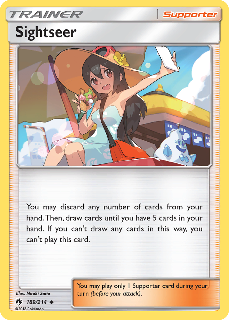 Sightseer (189/214) [Sun & Moon: Lost Thunder] | Fandemonia Ltd