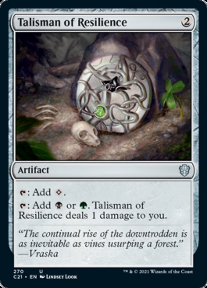 Talisman of Resilience [Commander 2021] | Fandemonia Ltd