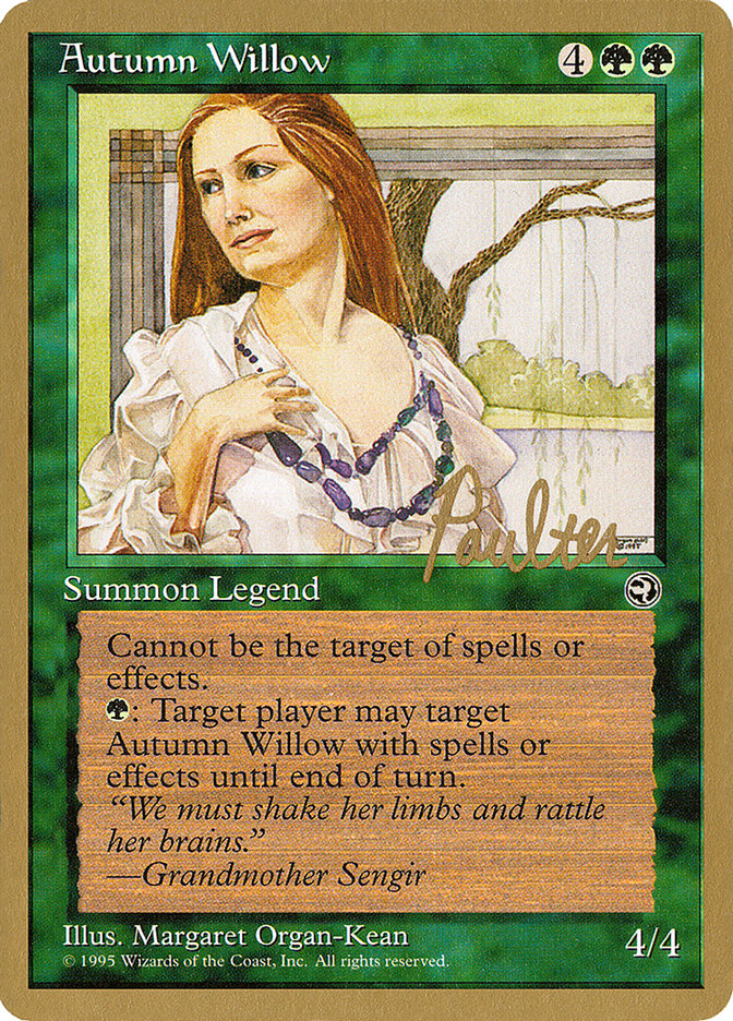 Autumn Willow (Preston Poulter) [Pro Tour Collector Set] | Fandemonia Ltd