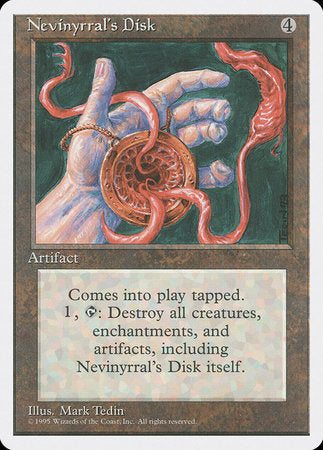 Nevinyrral's Disk [Fourth Edition] | Fandemonia Ltd