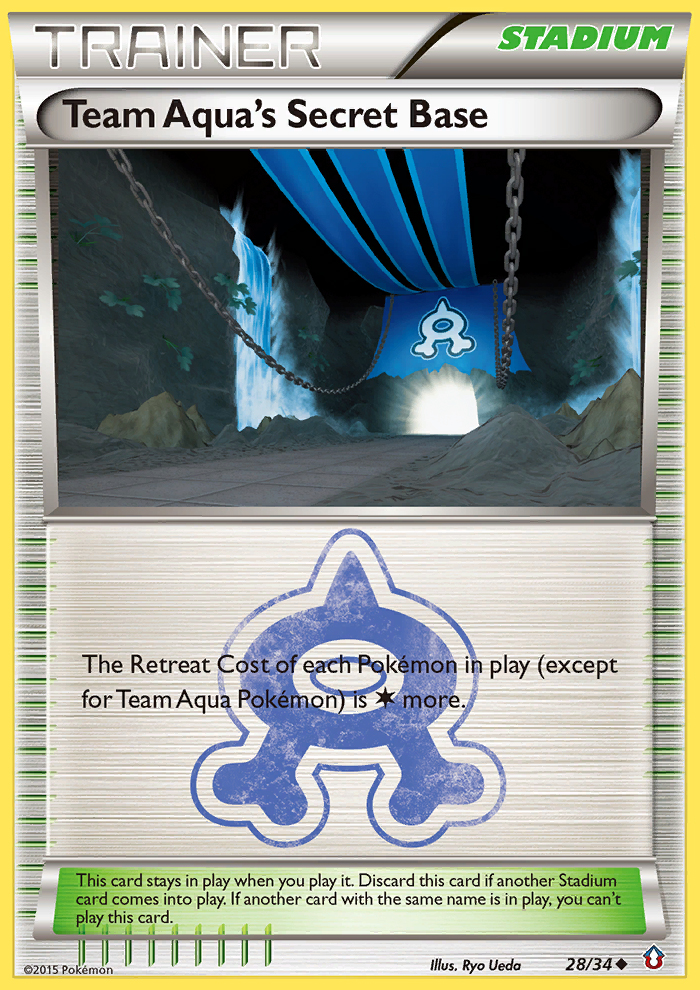 Team Aqua's Secret Base (28/34) [XY: Double Crisis] | Fandemonia Ltd