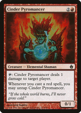 Cinder Pyromancer [Premium Deck Series: Fire and Lightning] | Fandemonia Ltd