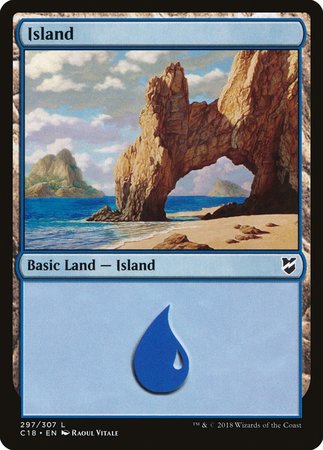 Island (297) [Commander 2018] | Fandemonia Ltd