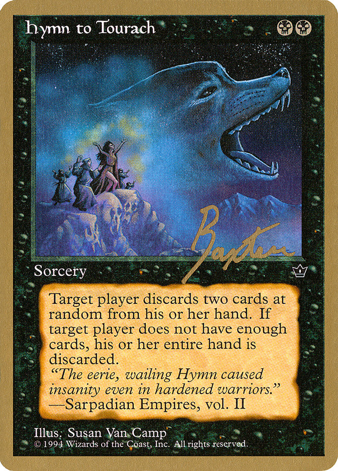 Hymn to Tourach (Wolf) (George Baxter) [Pro Tour Collector Set] | Fandemonia Ltd