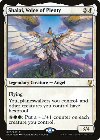 Shalai, Voice of Plenty [Dominaria Promos] | Fandemonia Ltd