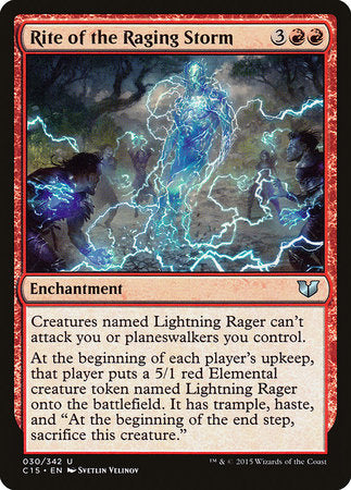 Rite of the Raging Storm [Commander 2015] | Fandemonia Ltd