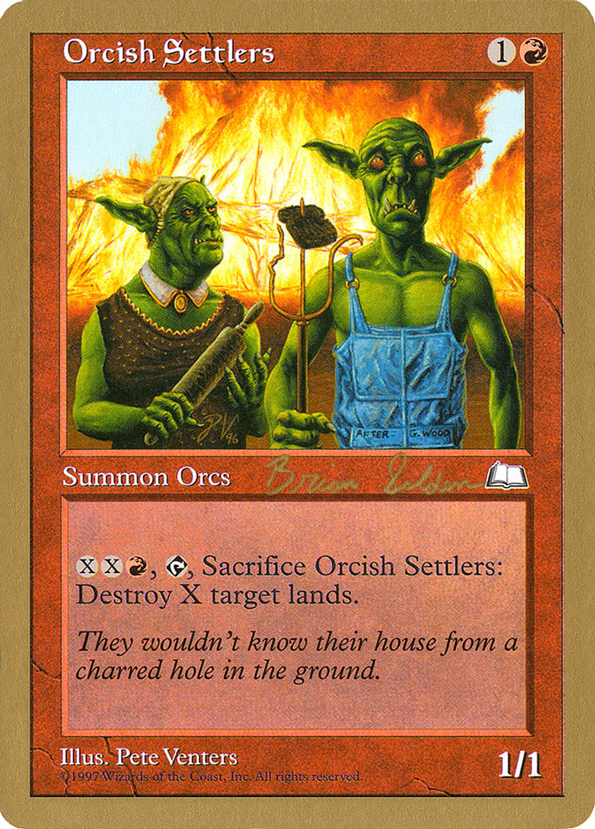 Orcish Settlers (Brian Selden) [World Championship Decks 1998] | Fandemonia Ltd