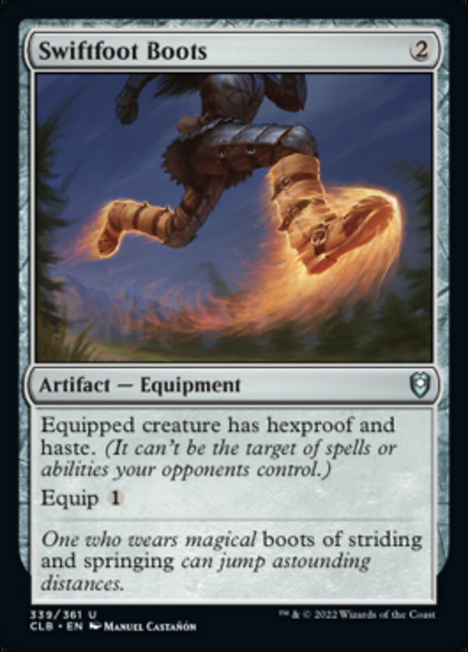 Swiftfoot Boots [Commander Legends: Battle for Baldur's Gate] | Fandemonia Ltd
