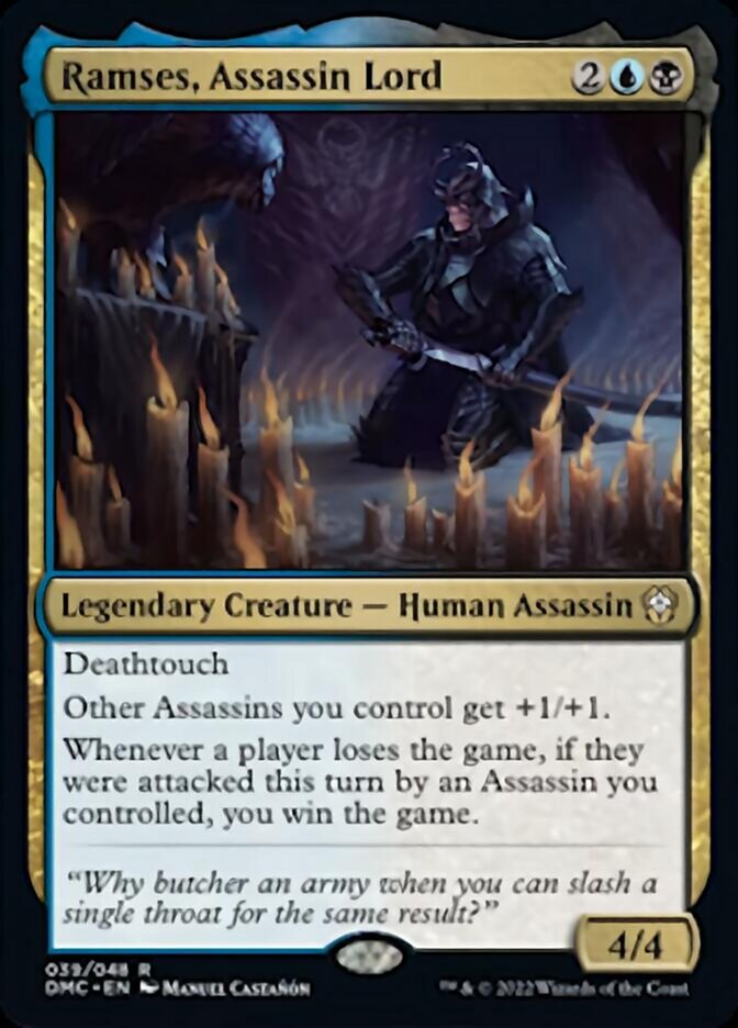 Ramses, Assassin Lord [Dominaria United Commander] | Fandemonia Ltd