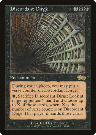Discordant Dirge [Urza's Saga] | Fandemonia Ltd
