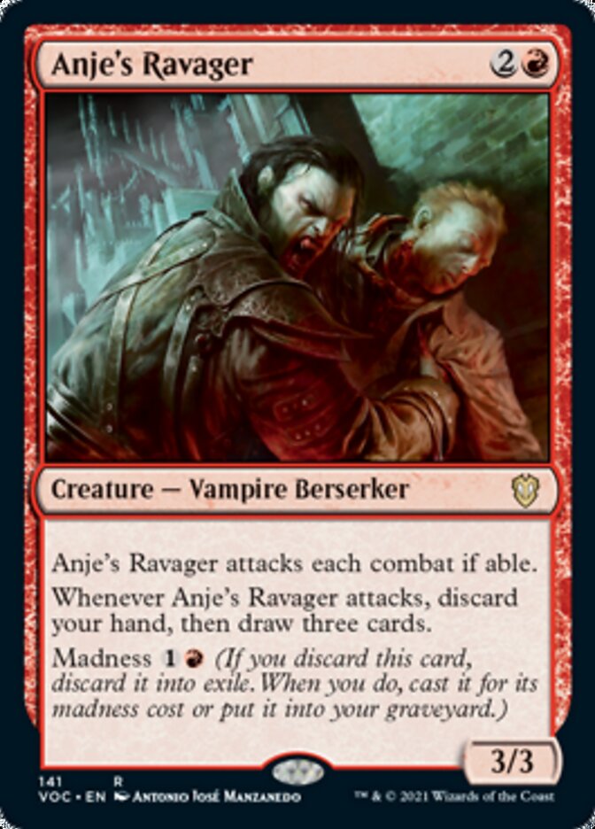 Anje's Ravager [Innistrad: Crimson Vow Commander] | Fandemonia Ltd