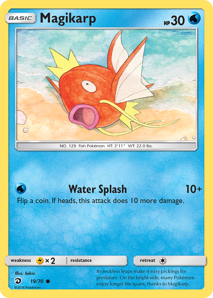 Magikarp (19/70) [Sun & Moon: Dragon Majesty] | Fandemonia Ltd