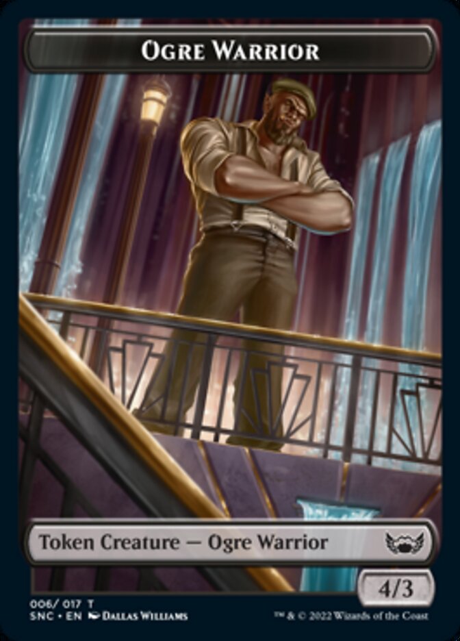 Ogre Warrior Token [Streets of New Capenna Tokens] | Fandemonia Ltd