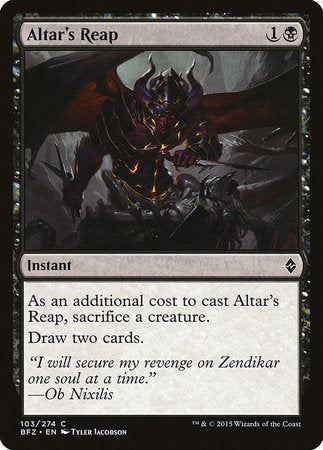 Altar's Reap [Battle for Zendikar] | Fandemonia Ltd