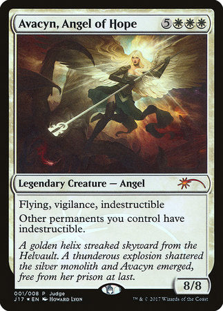 Avacyn, Angel of Hope [Judge Gift Cards 2017] | Fandemonia Ltd