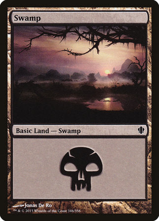 Swamp (346) [Commander 2013] | Fandemonia Ltd