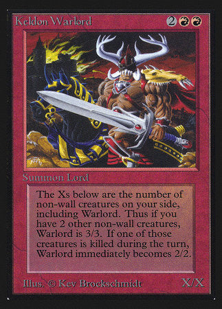 Keldon Warlord (IE) [Intl. Collectors’ Edition] | Fandemonia Ltd
