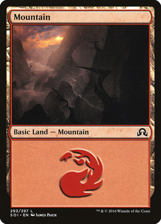 Mountain (293) [Shadows over Innistrad] | Fandemonia Ltd