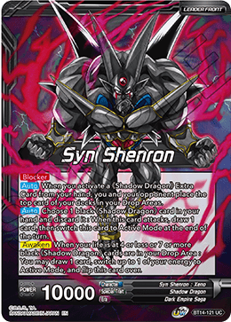Syn Shenron // Syn Shenron, Resonance of Shadow (BT14-121) [Cross Spirits] | Fandemonia Ltd