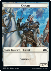 Elemental // Knight Double-sided Token [Double Masters 2022 Tokens] | Fandemonia Ltd