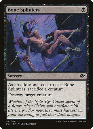 Bone Splinters [Duel Decks: Speed vs. Cunning] | Fandemonia Ltd